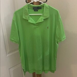 Polo by Ralph Lauren Men's Vibrant Neon Green Polo Shirt